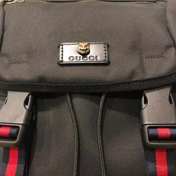 Gucci techno canvas backpack - Picture 2 of 6